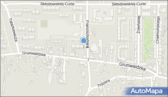 Paczkomat InPost ZAB44M, Franciszkańska 2, Zabrze 41-819