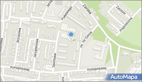 Paczkomat InPost ZAG01HP, osiedle Na Górce 46, Żagań 68-100