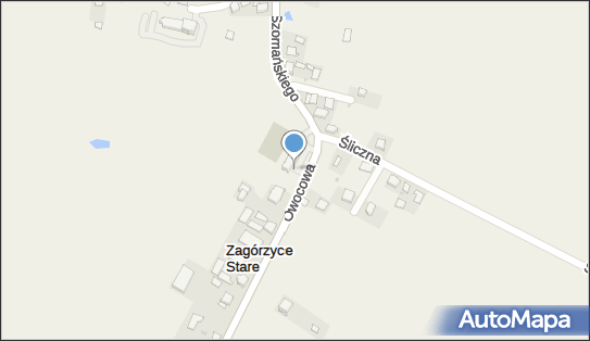 Paczkomat InPost ZAGD01M, Szomańskiego 1, Zagórzyce Dworskie 32-091