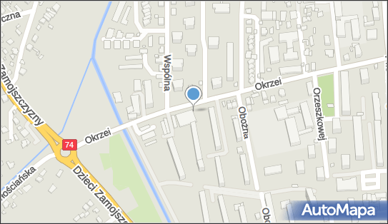 Paczkomat InPost ZAM06HP, Okrzei 31, Zamość 22-400