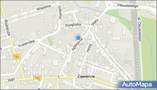 Paczkomat InPost ZAW22M, Apteczna 7, Zawiercie 42-400