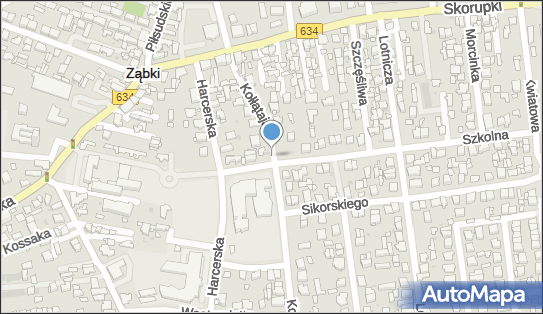 Paczkomat InPost ZBA02APP, Hugona Kołłątaja 28, Ząbki 05-091