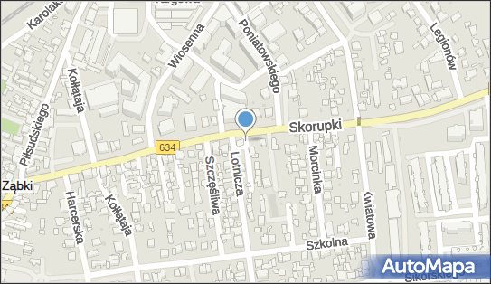 Paczkomat InPost ZBA03N, Skorupki 40, Ząbki 05-091