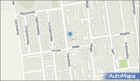 Paczkomat InPost ZBZ01N, Topolowa 24A, Zbąszynek 66-210