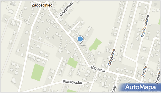 Paczkomat InPost ZCC01BAPP, 100-lecia 36, Zagościniec 05-200