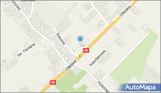 Paczkomat InPost ZDA01M, Oleska 45b, Zawada 46-022