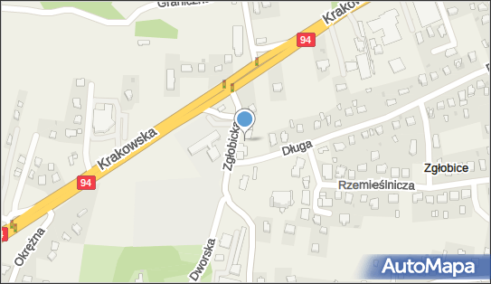 Paczkomat InPost ZGB01M, Zgłobicka 5, Zgłobice 33-113