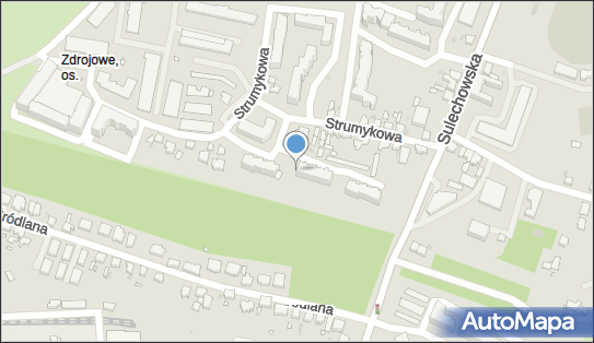 Paczkomat InPost ZGO06BAPP, Strumykowa 22A, Zielona Góra 65-101