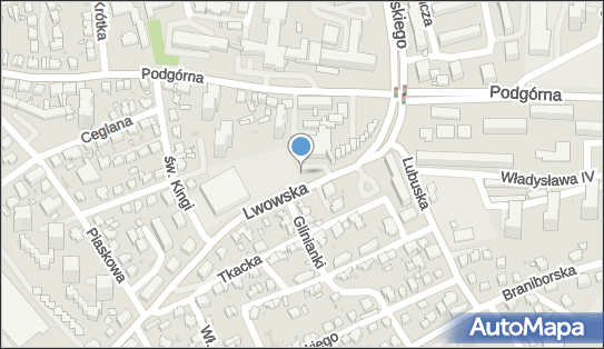 Paczkomat InPost ZGO09A, Podgórna 43, Zielona Góra 65-057