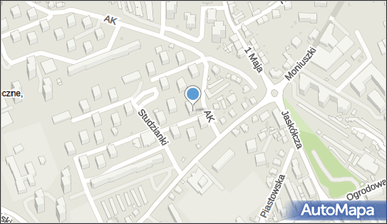 Paczkomat InPost ZGO12BAPP, Powstańców Warszawy działka 177/20 65-807