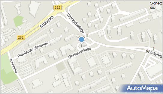 Paczkomat InPost ZGO23M, Wyszyńskiego 24, Zielona Góra 65-536