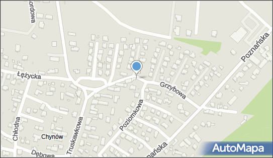 Paczkomat InPost ZGO42M, Grzybowa 11, Zielona Góra 65-130