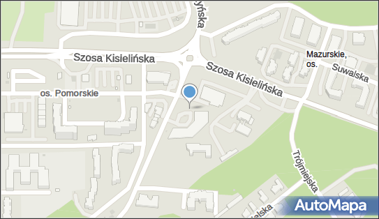 Paczkomat InPost ZGO67M, osiedle Kaszubskie 3, Zielona Góra 65-548