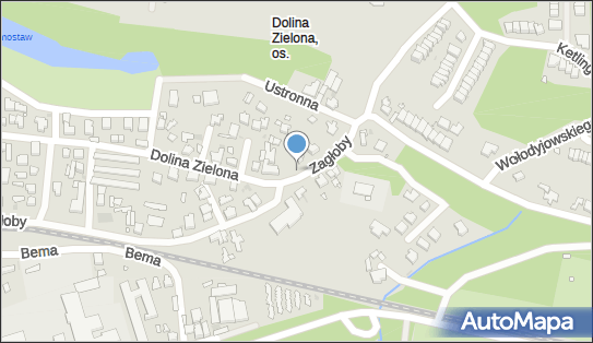 Paczkomat InPost ZGO71M, Dolina Zielona 62, Zielona Góra 65-154