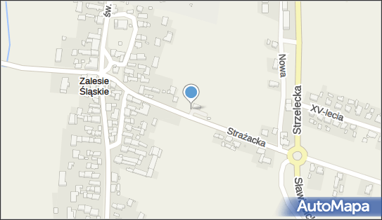 Paczkomat InPost ZIS01M, Strażacka 7, Zalesie Śląskie 47-150