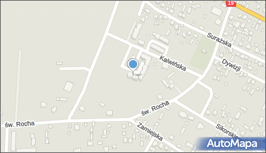 Paczkomat InPost ZLD01HP, Kalwińska 14, Zabłudów 16-060