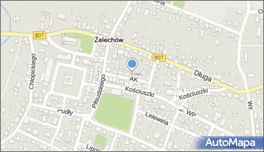 Paczkomat InPost ZLH02M, Armii Krajowej 7, Żelechów 08-430