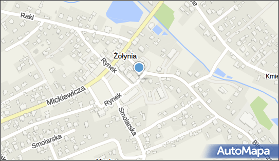 Paczkomat InPost ZLN01BAPP, Białobrzeska 10, Żołynia 37-110