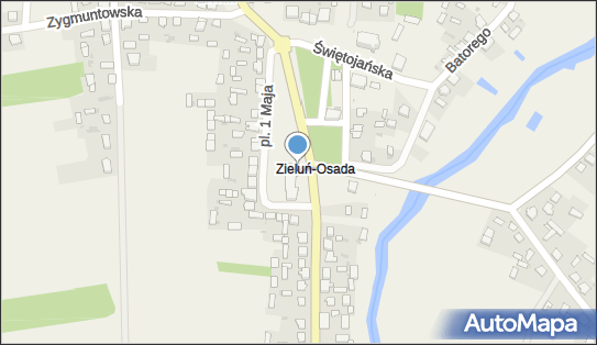 Paczkomat InPost ZLU01M, 1 Maja 1, Zieluń 09-304