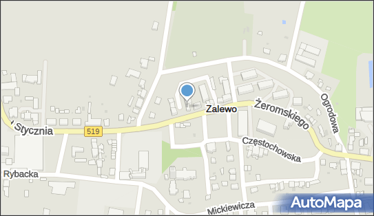 Paczkomat InPost ZLW03M, Żeromskiego 42, Zalewo 14-230