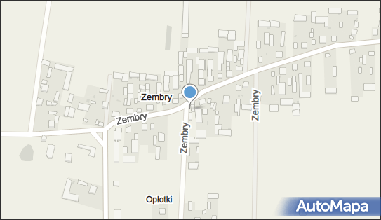 Paczkomat InPost ZMB01BAPP, Zembry 22, Zembry 21-404