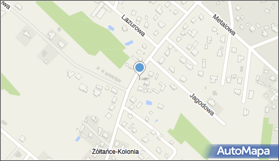 Paczkomat InPost ZOK01B, Dąbrowskiego 21, Żółtańce-Kolonia 22-100