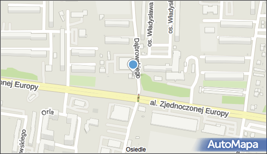 Paczkomat InPost ZOR02A, Dąbrowskiego 25, Żory 44-240