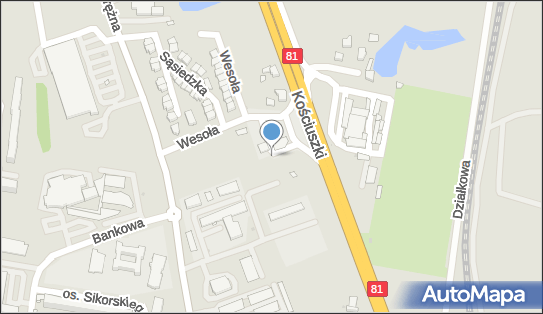 Paczkomat InPost ZOR17M, Kościuszki 90, Żory 44-240