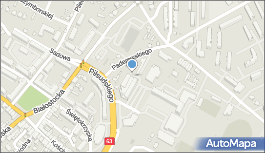 Paczkomat InPost ZRB02A, Paderewskiego 6, Zambrów 18-300