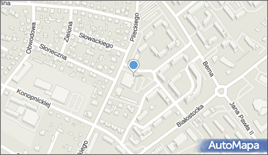 Paczkomat InPost ZRB02HP, Pileckiego 18, Zambrów 18-300