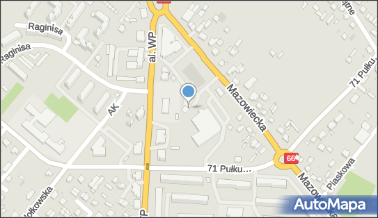 Paczkomat InPost ZRB02M, Mazowiecka 2A, Zambrów 18-300