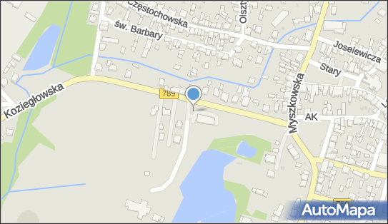 Paczkomat InPost ZRI02M, Koziegłowska 1C, Żarki 42-310