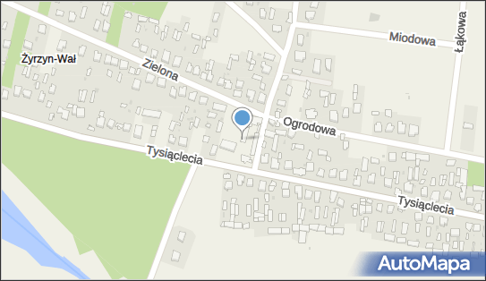 Paczkomat InPost ZRZ01BAPP, Tysiąclecia 30, Żyrzyn 24-103