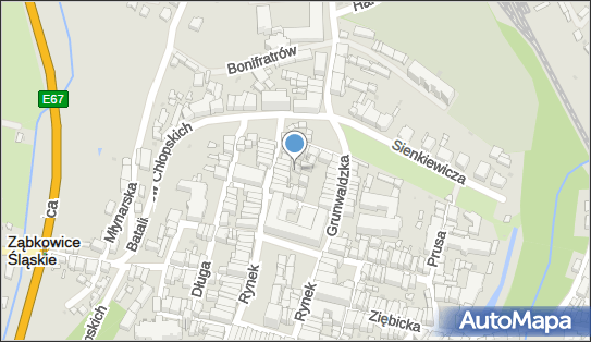 Paczkomat InPost ZSL01HP, Kościuszki 14, Ząbkowice Śląskie 57-200