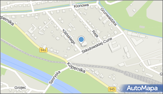 Paczkomat InPost ZWC01M, Marii Skłodowskiej-Curie 9, Żywiec 34-300