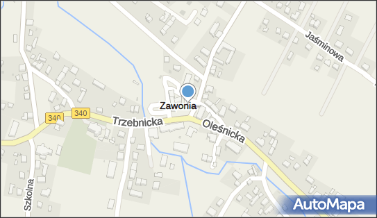 Paczkomat InPost ZWN01N, Milicka 1, Zawonia 55-106