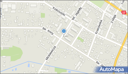 Paczkomat InPost ZWO04M, Jagiełły 17, Zwoleń 26-700