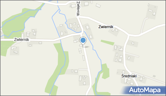 Paczkomat InPost ZWQ01BAPP, Zwiernik 153, Zwiernik 39-221
