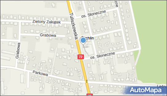 Paczkomat InPost ZYC03M, Osiedle Słoneczne 77, Żychlin 62-571