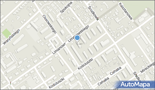 Paczkomat InPost ZYR12M, Bolesława Limanowskiego 13E, Żyrardów 96-300