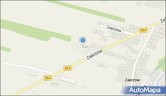 Paczkomat InPost ZZO01M, Zakrzów 321, Zakrzów 32-003