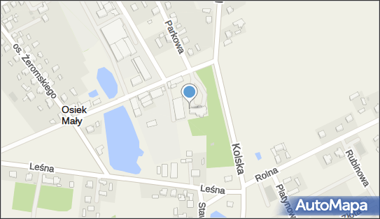 Dwór z 2 poł. XIX w., Główna 1, Osiek Mały - Pałac, Dwór