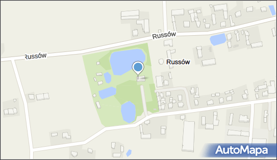 Pałac, Dwór, Russów, Russów 62-817 - Pałac, Dwór