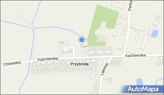 Pałac, Dwór, Kaźmierska 12, Przybroda 62-090 - Pałac, Dwór