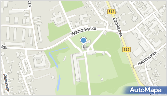 Pałac Radziwiłłów - rozebrany, Warszawska 12, Biała Podlaska 21-500 - Pałac, Dwór