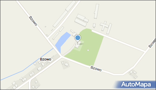 Pałac w Bzowie, Bzowo 1, Bzowo 64-720 - Pałac, Dwór