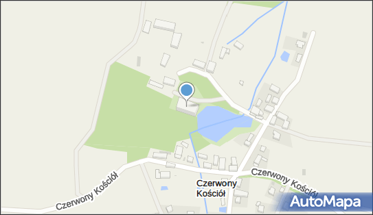 Pałac w Czerwonym Kościele, Czerwony Kościół 1 59-223 - Pałac, Dwór