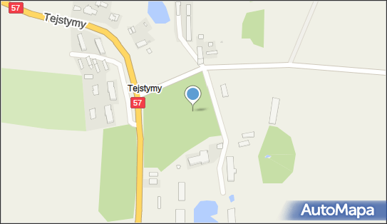 Podworski, Tejstymy, Tejstymy 11-311 - Park, Ogród