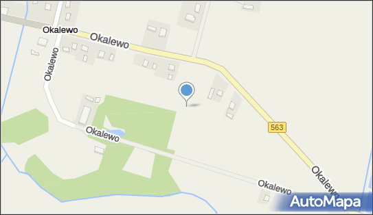 Podworski, DW 563, Okalewo - Park, Ogród