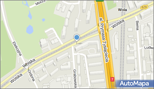 1 miejsce, Wolska 111, Warszawa 01-235 - Parking dla niepełnosprawnych